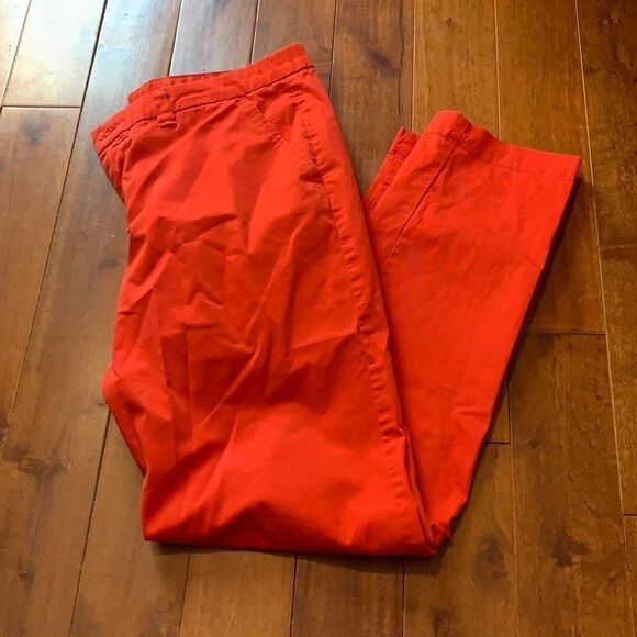Khakis by Gap Straight Leg red orange skinny - Picture 4 of 11